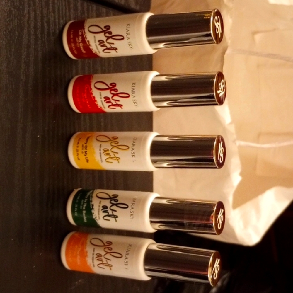 Kiarasky Nail Art Gel Color's 5 Peace Set